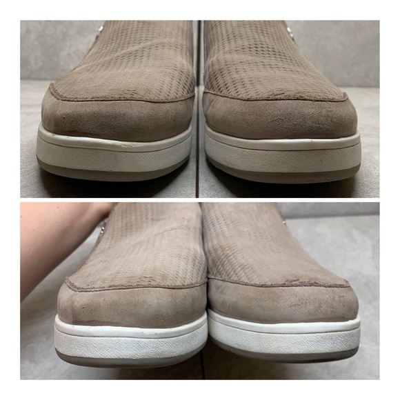 Donald J. Pliner Myla taupe perforated sneakers - Picture 3 of 13